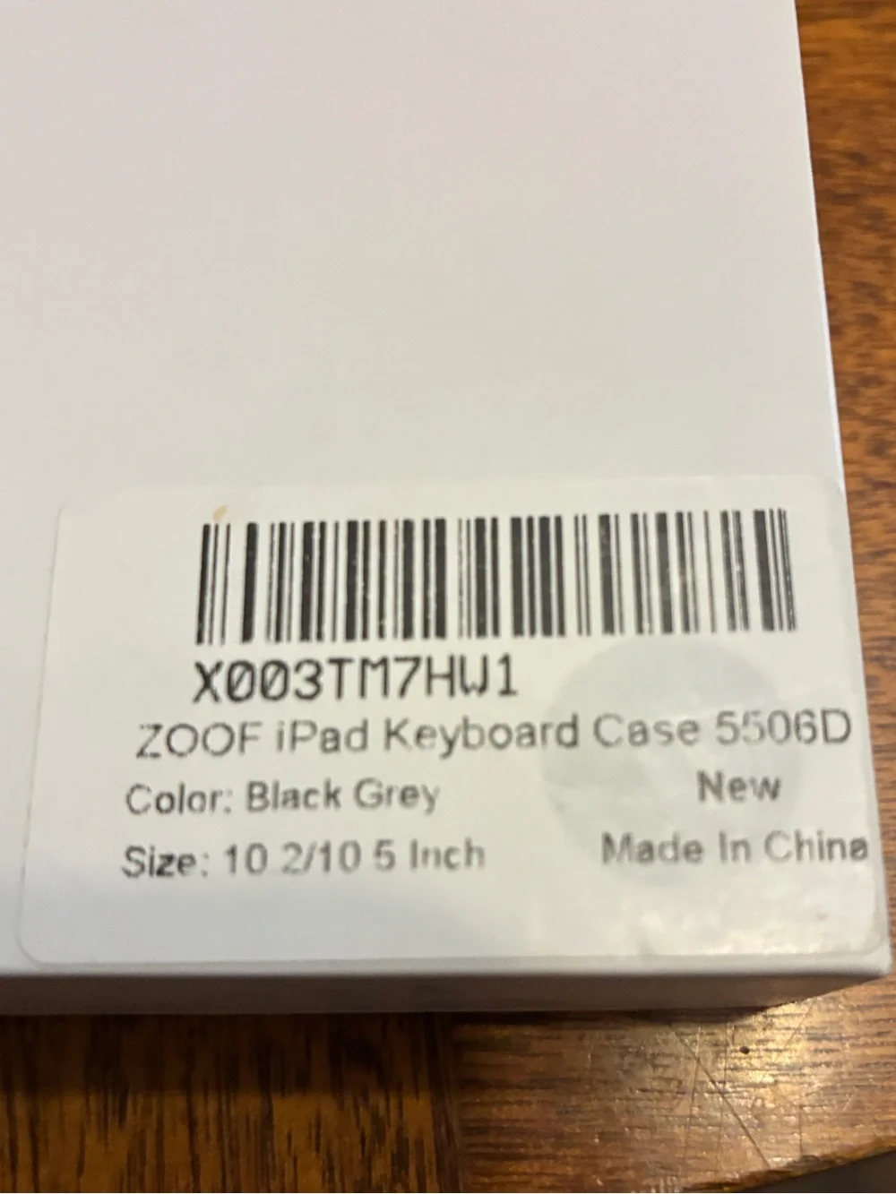 Wireless iPad Keyboard Case Black Grey 10.2/10.5 Inch